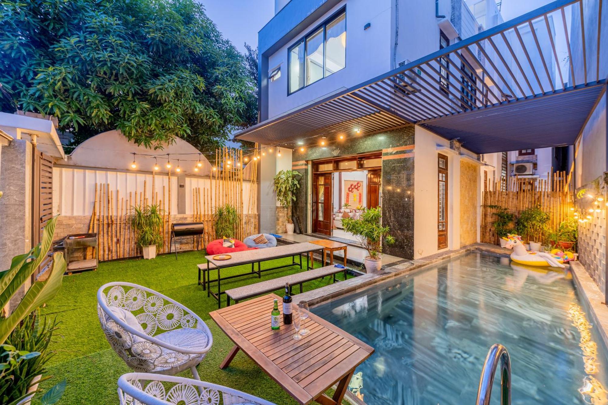 Hm Villa - Free Pick-Up My Khe Beach 岘港 外观 照片